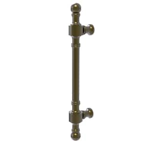 Retro Dot Collection 8 in. Center-to-Center Beaded Door Pull in Antique Brass