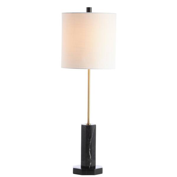Black Brass Gold Table Lamp Tbl4138a, Coastal Shutter Table Lamp In Brown