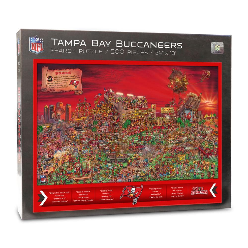 Tampa Bay Buccaneers Football Field Tug Toy