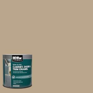1 qt. #710D-4 Harvest Brown Semi-Gloss Enamel Interior/Exterior Cabinet, Door & Trim Paint