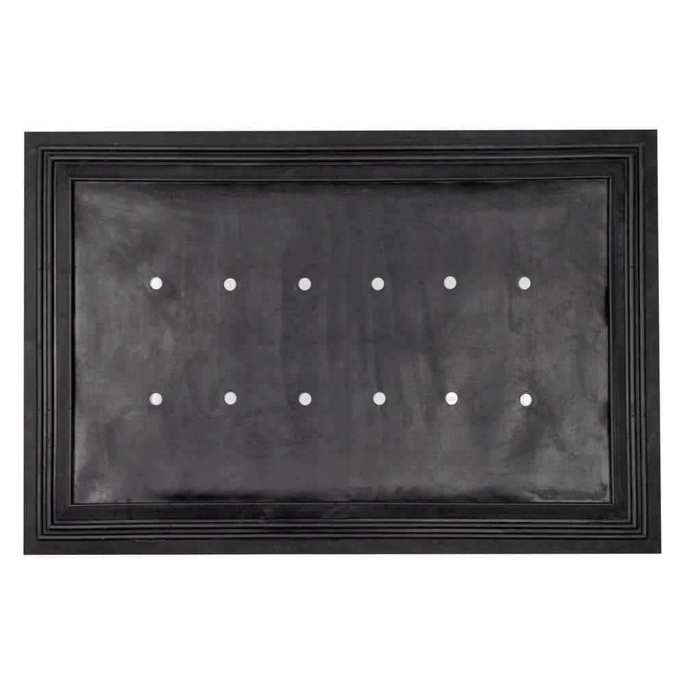 Black Bevel 24 in. x 36 in. Rubber Door Mat Tray price history on PriceWatchPro