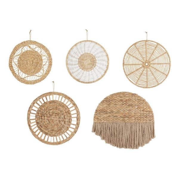 Home Decorators Collection Woven Assorted Hanging Baskets Wall Art ...