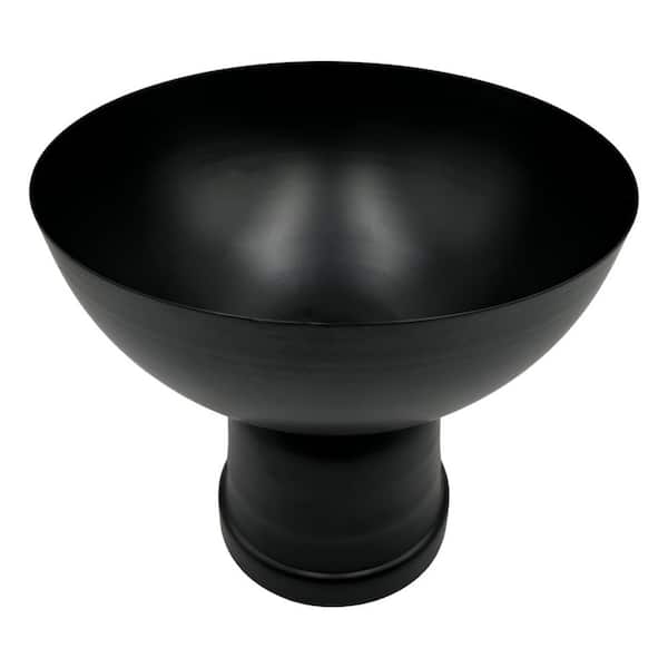 castellousa 12 in. Minimalist Fruit Bowl in Black