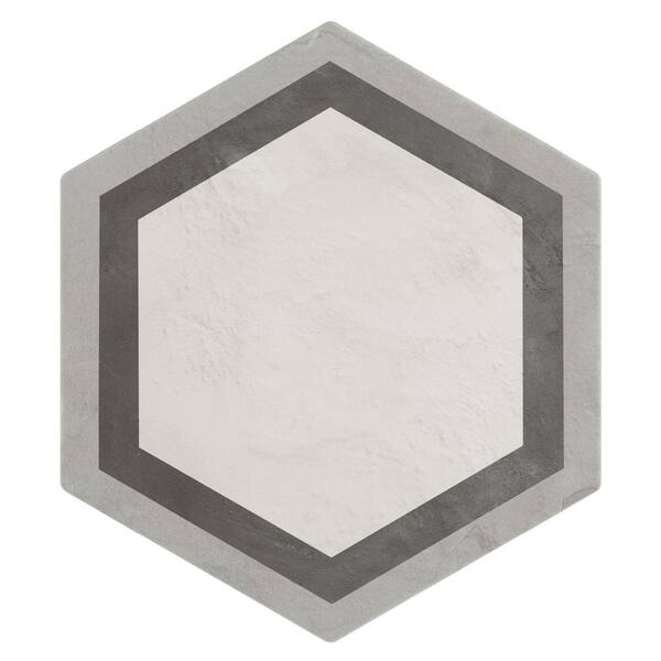 Ivy Hill Tile Dash Deco Sabbia Charcoal 8.5 in. x 9.84 in. Matte ...