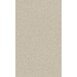 Beige Abstract Textured Plain Printed Non Woven Non-Pasted Textured Wallpaper 57 Sq. Ft.