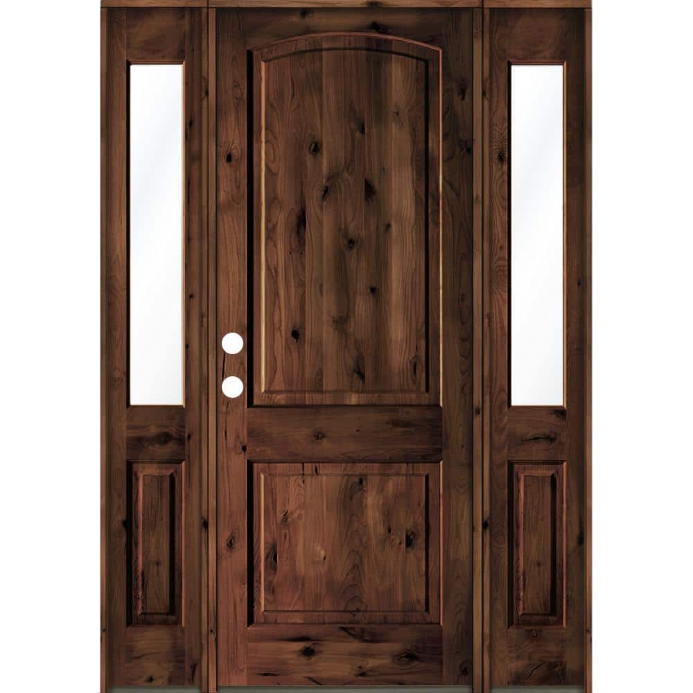 Have a question about Krosswood Doors 64 in. x 96 in. Rustic Knotty