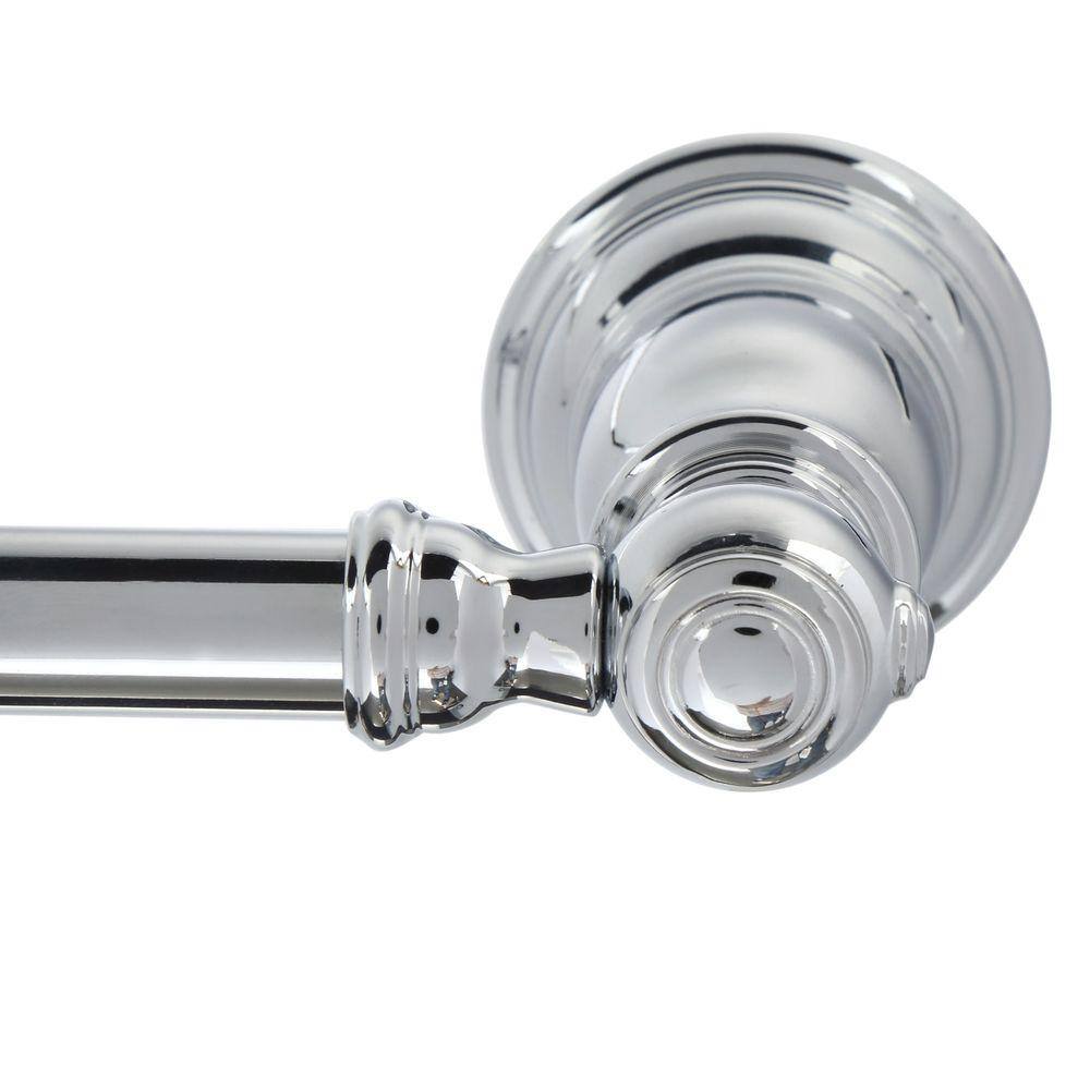 Kingsley 24-Inch Chrome Wall Mounted Towel Bar