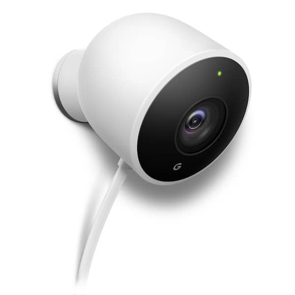 Arne beschaving deelnemer Google Nest Cam Outdoor - 1080p Wired Smart Home Security Camera NC2100ES -  The Home Depot