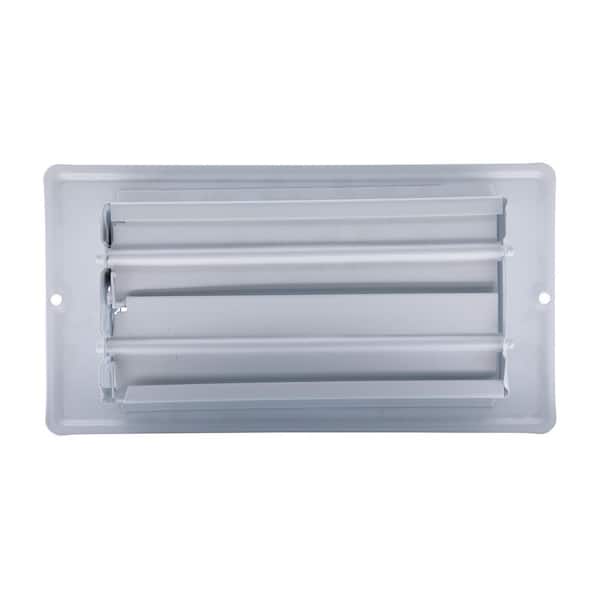DANCO 7-3/4 in. x 4 in. Steel Floor Register with 7/8 in. Drop in