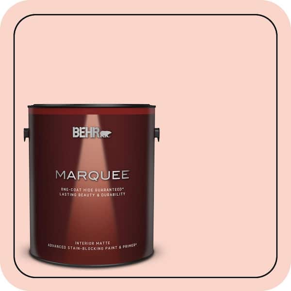 BEHR MARQUEE 1 gal. #P180-1 Deco Shell Matte Interior Paint & Primer