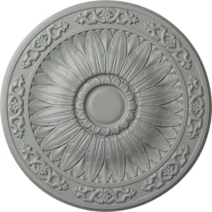 20-1/4" x 1-1/2" Lunel Urethane Ceiling Medallion (Fits Canopies upto 3-3/4"), Primed White
