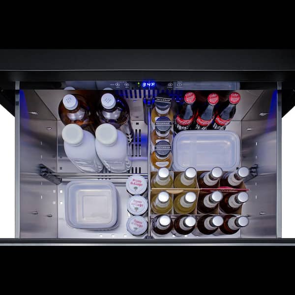 Summit 27 All-refrigerator 2-Drawer ADA Compliant - SPR275OS2DPNRADA