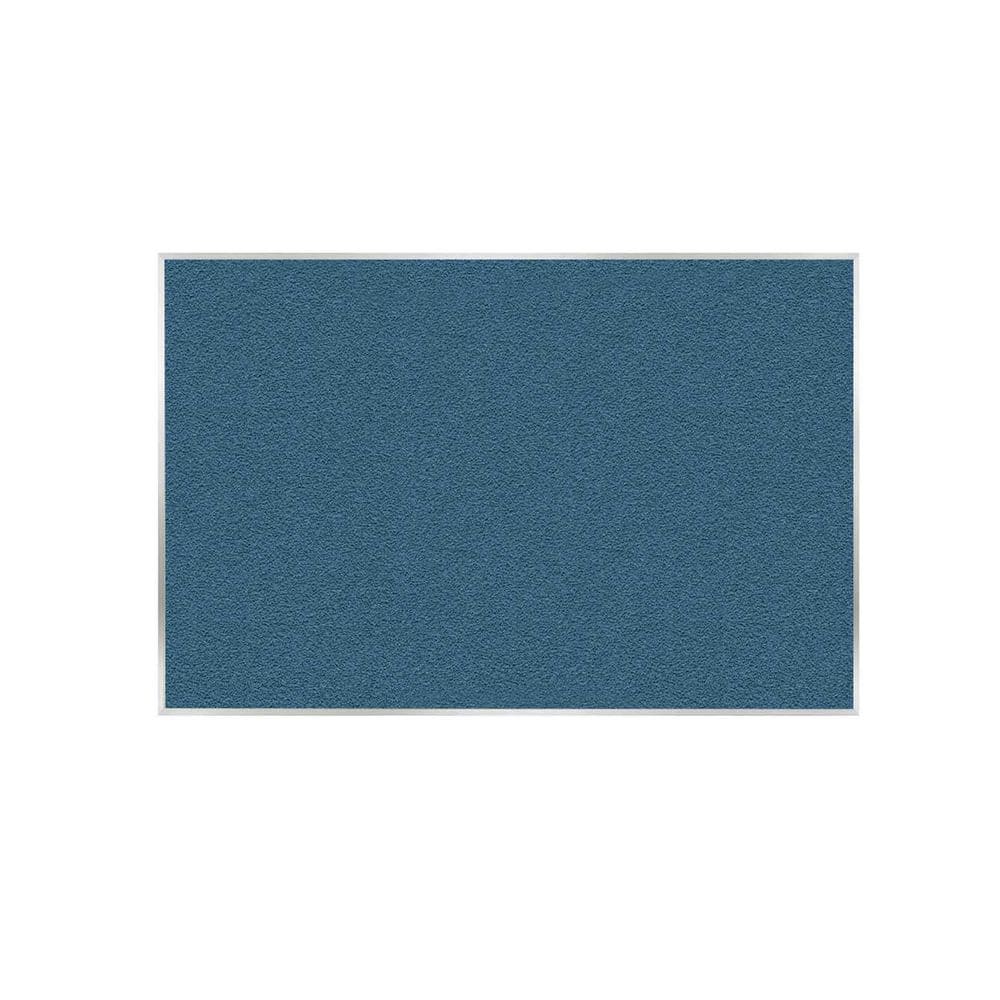 ghent Vinyl 48 in. x 144 in. Bulletin Board with Aluminum Frame, Ocean