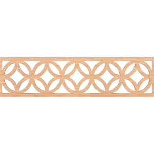 Crosby Fretwork 0.25 in. D x 47 in. W x 12 in. L Hickory Wood Panel Moulding