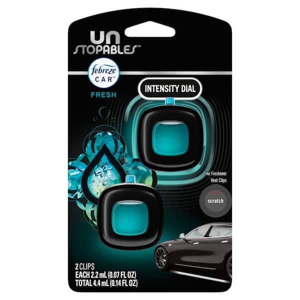 0.07 oz. Unstopables Fresh Scent Scent Car Vent Clip Air Freshener (2-CNT)