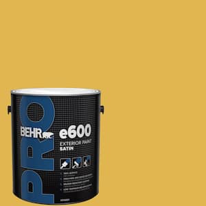 1 gal. #360D-6 Yellow Gold Satin Exterior Paint