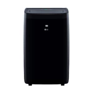 10,000 BTU Portable Air Conditioner Cools 450 Sq. Ft. with Heater, Dehumidifier and Wi-Fi in Black