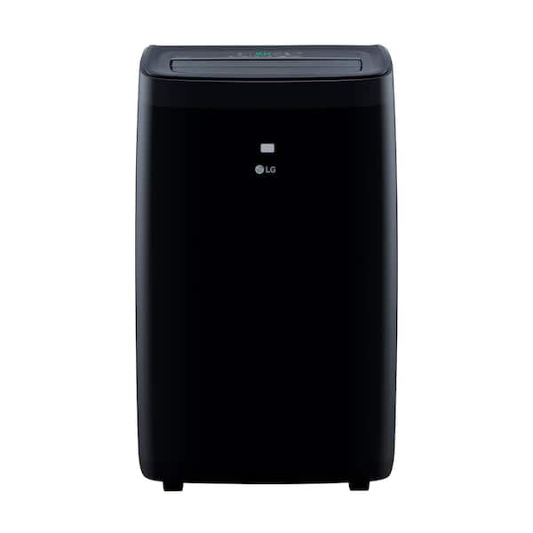 LG 10,000 BTU 115-Volt Portable Air Conditioner Cools 450 Sq. Ft. with Heater, Dehumidifier and Wi-Fi in Black
