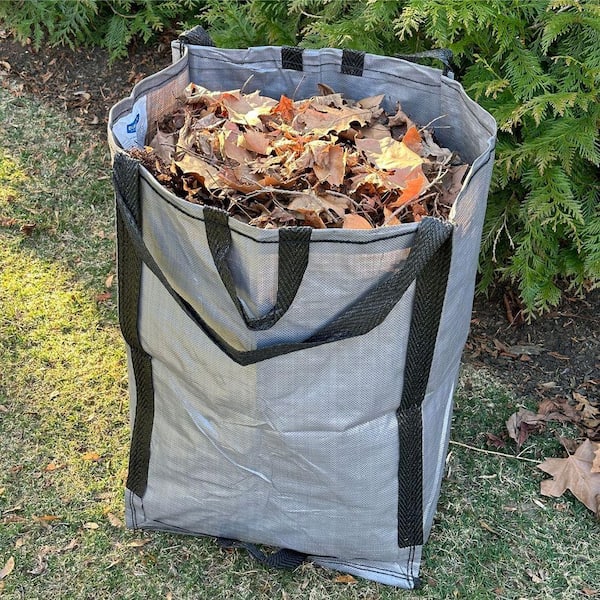 DURASACK DuraSack 48 Gal. Gray Outdoor Polypropylene Reusable Lawn