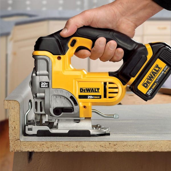 DEWALT 20V MAX Cordless Jig Saw (Tool Only) and General Purpose T-Shank Jig  Saw Blade Set (10 Pack) DCS331BW10PCKIT The Home Depot