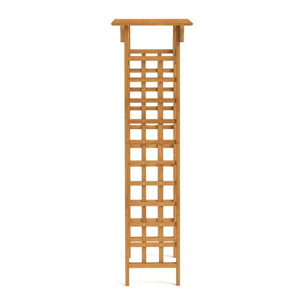 Unbranded - 85 in. Wood Garden Trellis Arbor, Wedding Arch for Ceremony, Plant Climbing, Outdoor Decor Pergola for Garden Backyard