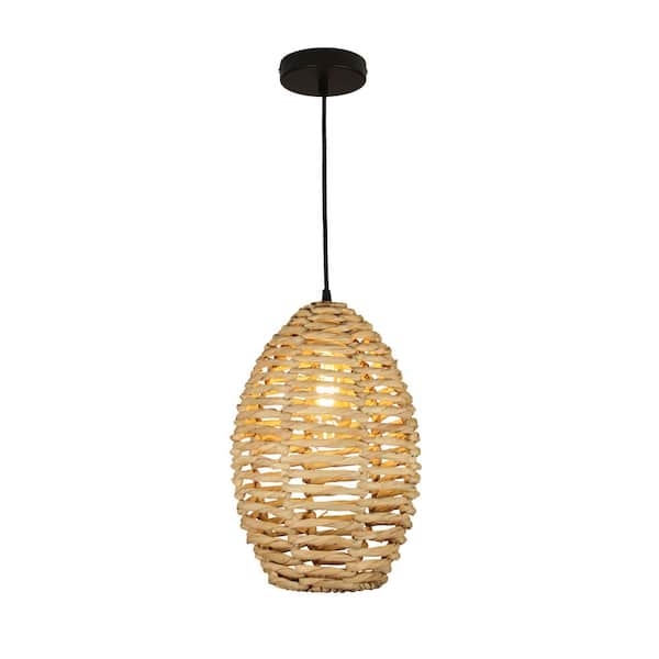 EQLight Ana 1-Light Beige Outdoor Pendant Light