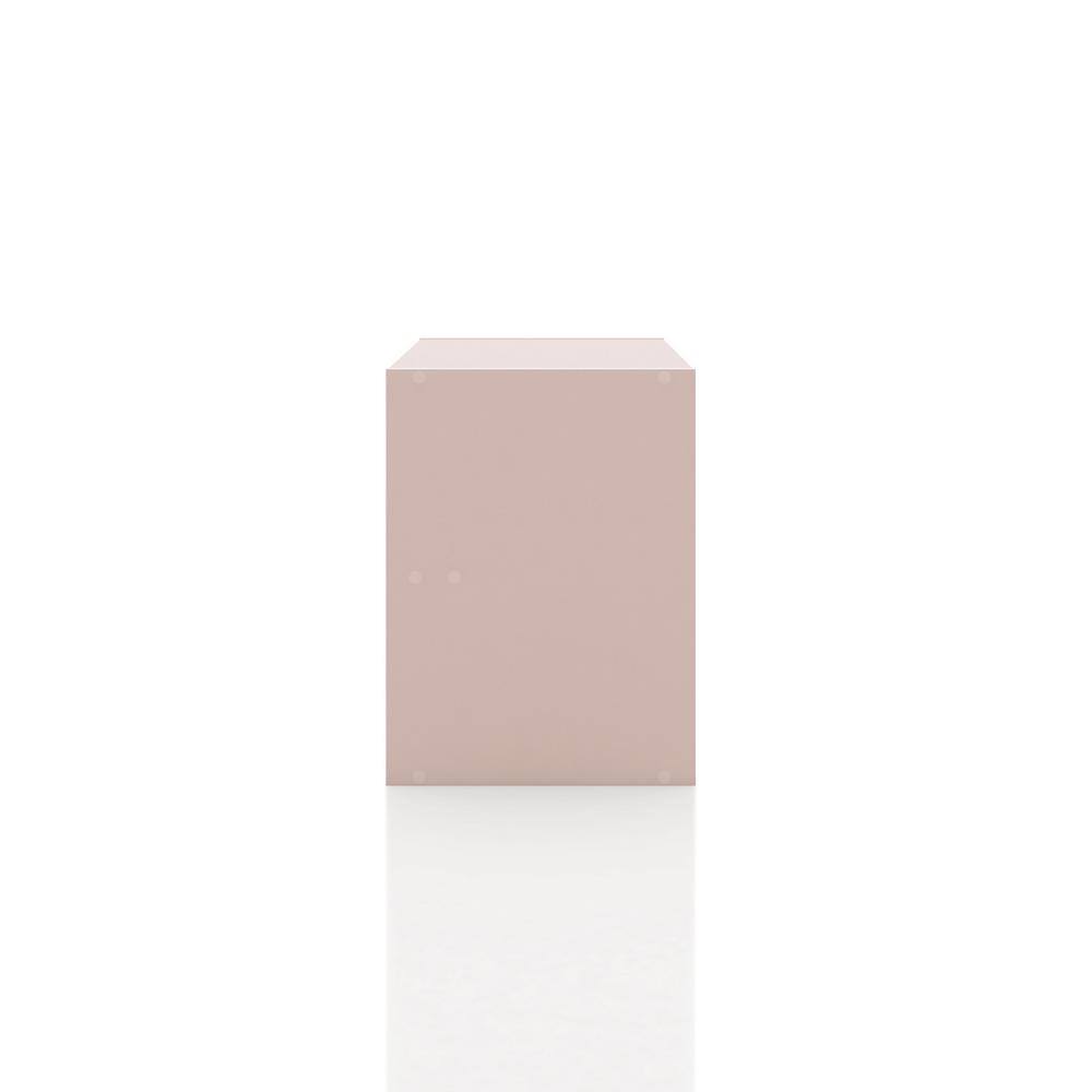 Light Pink Stackable 2-Drawer Kids Storage Cabinet