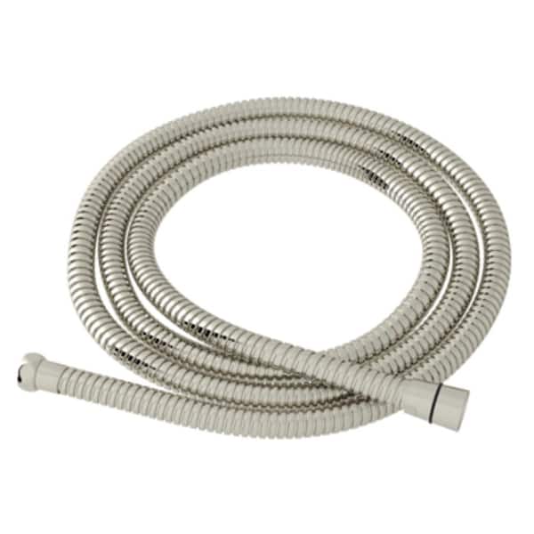 59 in. Metal Shower Hose in Polished Nickel