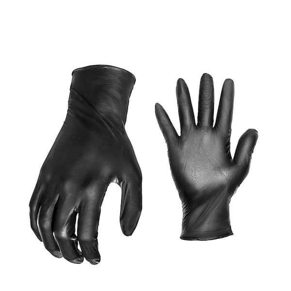 Large 4mil Disposable Nitrile Work Gloves (500-Pack)