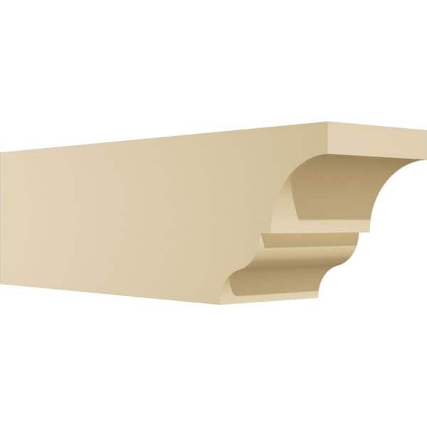 Ekena Millwork Standard Asheboro 5 in. W x 6 in. H x 20 in. D Signature Urethane Rafter Tail Outlooker