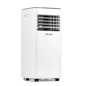 8,000 BTU (5,300 BTU DOE) Quiet Compact Portable Air Conditioner AC and Dehumidifier in White with Remote and Window Kit