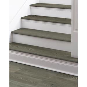 Waterproof Rigid Core Flush Stair Nosing in the color Safron 0.98 in. T x 4.33 in. W x 94 in. L
