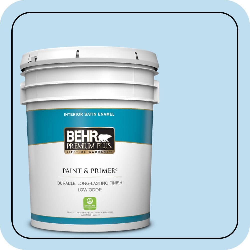 5 gal. #550A-2 Tropical Pool Satin Enamel Low Odor Interior Paint & Primer price history on PriceWatchPro