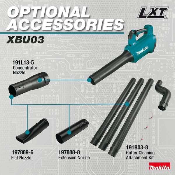 Makita 116 MPH 459 CFM 18V LXT Lithium-Ion Brushless