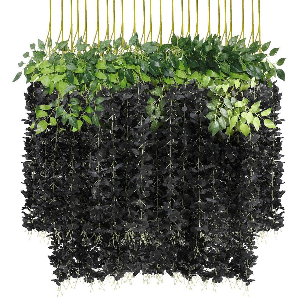 Indoor/Outdoor 43 in. Artificial Other Wisteria Vine Individual Flower Stem