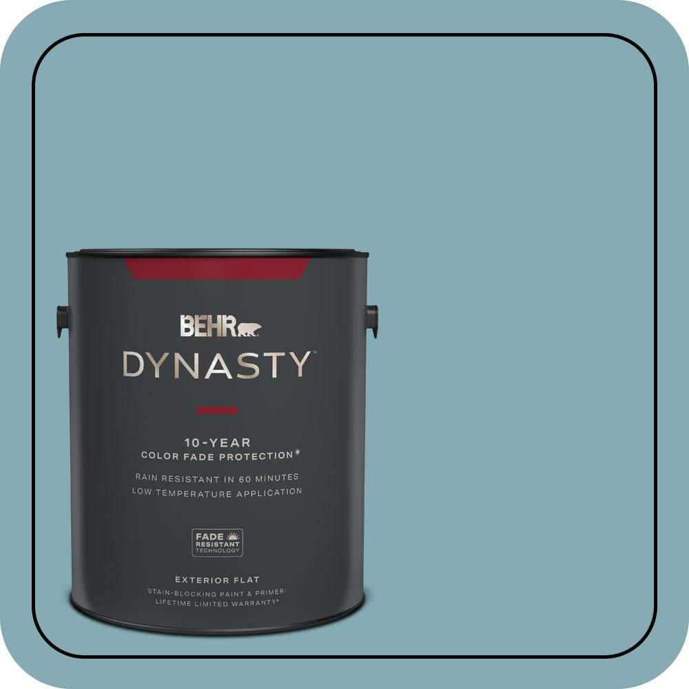 1 gal. #S450-4 Crashing Waves Flat Exterior Stain-Blocking Paint & Primer price history on PriceWatchPro