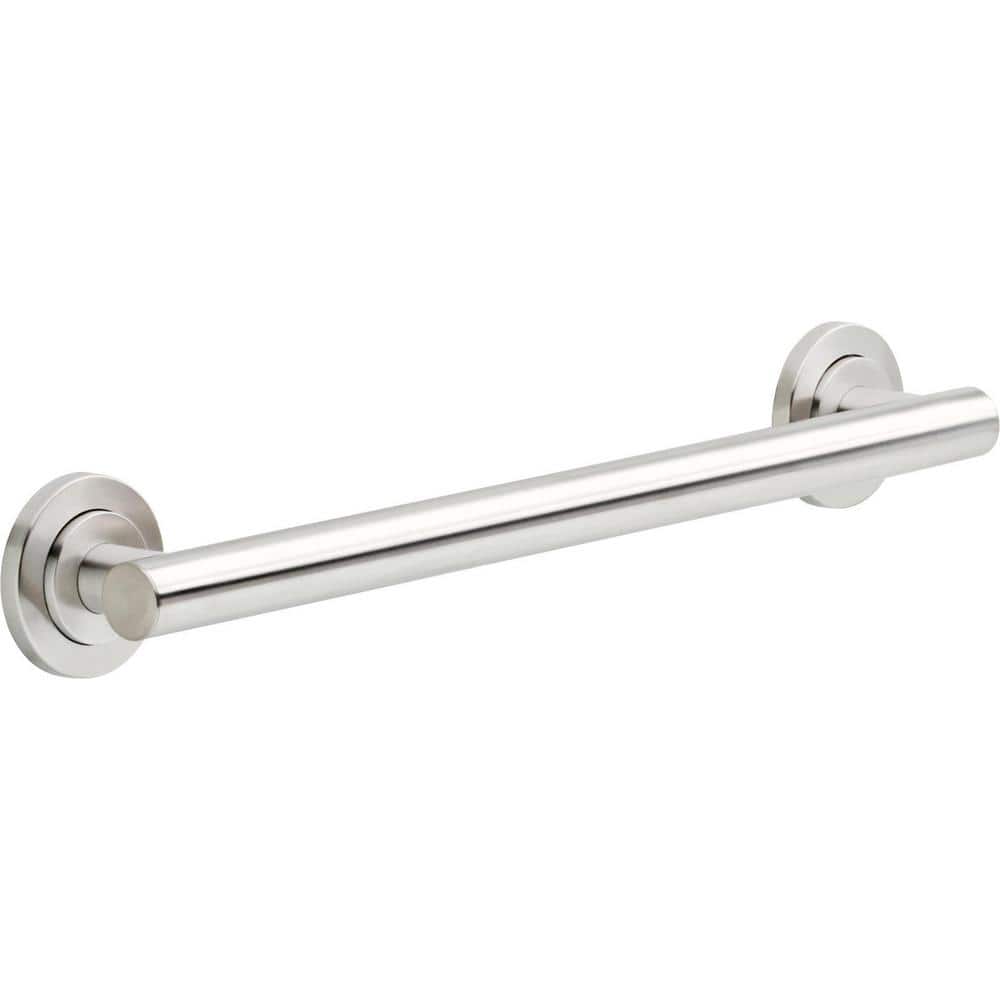 18 in. x 1-1/4 in. Decorative ADA Bathroom Shower Grab Bar