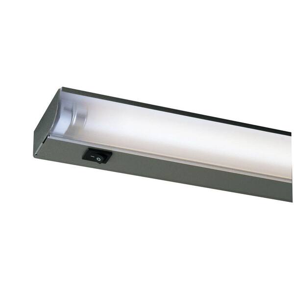 Juno 12 in. Silver Fluorescent Under Cabinet Economy Fixture