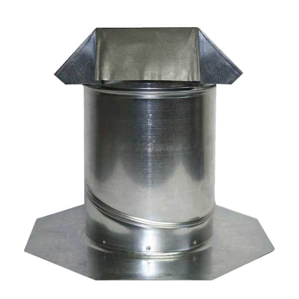 Gibraltar Building Products 8 in. Adjustable Pitch Galvanized Steel Pipe Flashing