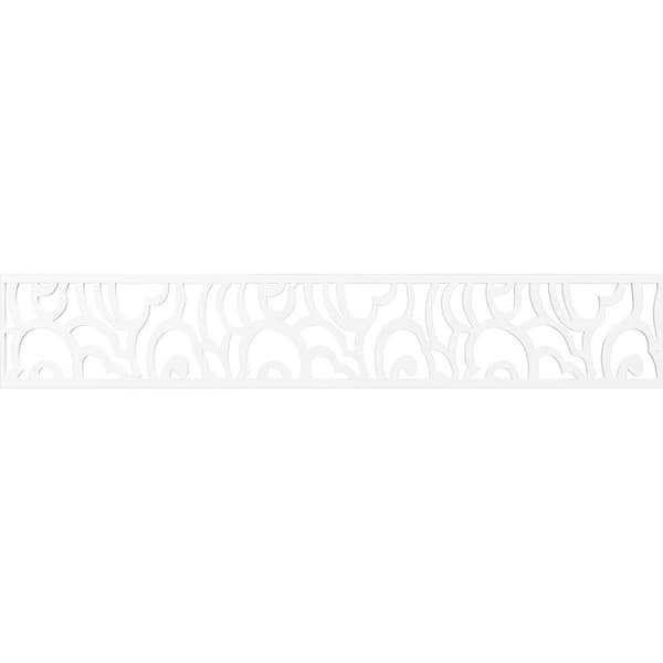 Springfield Fretwork 0.375 in. D x 46.625 in. W x 8 in. L PVC Panel Moulding