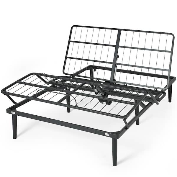 Zinus Jared Black Metal Twin XL Adjustable Bed