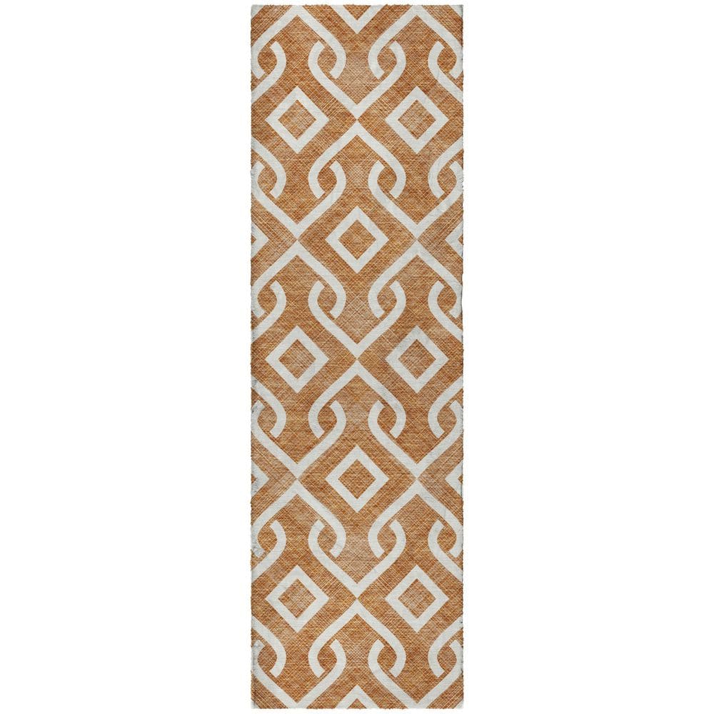 Dream Shag Premium Machine Washable Abstract ADS621 Paprika 2 ft. x 7 ft. Runner Rug price history on PriceWatchPro