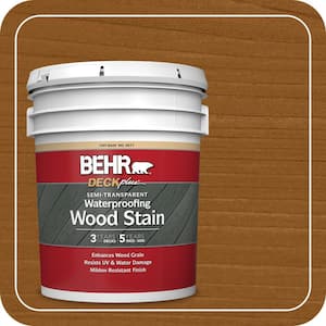 5 gal. #ST-134 Curry Semi-Transparent Waterproofing Exterior Wood Stain