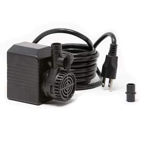 430 GPH Low Water Auto Shut-Off Submersible Fountain Pump