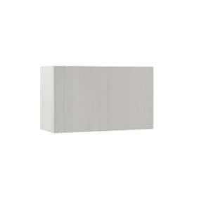 Designer Series Edgeley Assembled 30x18x12 in. Wall Lift Up Door Kitchen Cabinet in Glacier