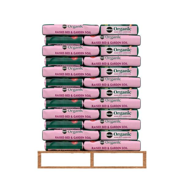Organic Raised Bed and Garden Soil Pallet 60 cu. ft. Quick Release Natural Fertilizer (Pallet of 60 1 cu. ft. Bags)