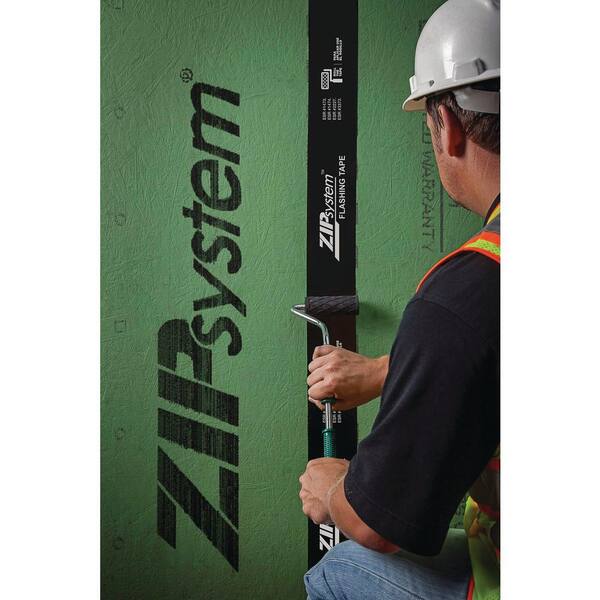 Huber ZIP System Flashing Tape | 3.75 in x 90 ft | Self-Adhesive Flashing  for Structural Panels, Doors-Windows Rough Openings | Case of 12
