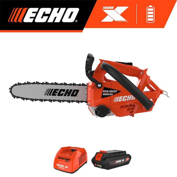 56V 12 in. X Series Cordless Battery Top Handle Arborist Professional-Grade Chainsaw w/ 2.5Ah Battery and Rapid Charger