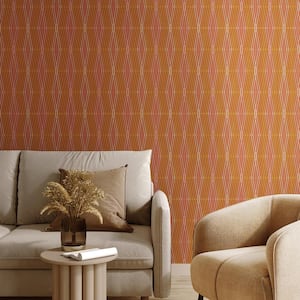 Hard Edge Ogee Clay Peel and Stick Wallpaper