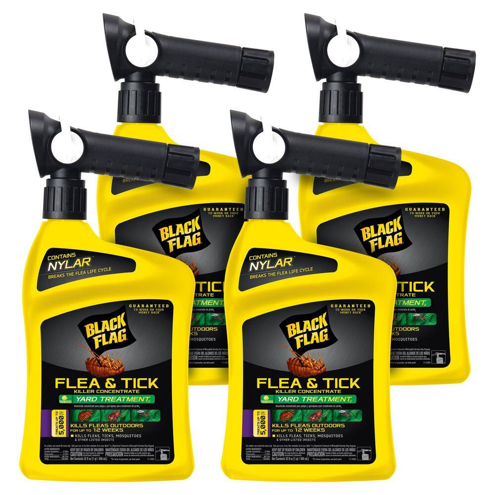 32 oz. Flea and Tick Killer Concentrate Ready-to-Spray Yard Treatment (Insect Killer) (4-Pack) price history on PriceWatchPro